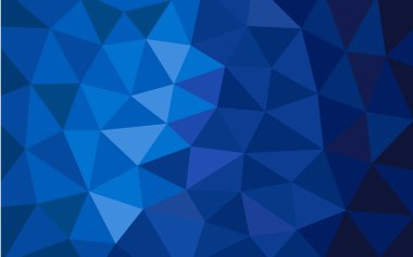 Üçgen geometrik vektör arka plan duvar kağıdı mavi