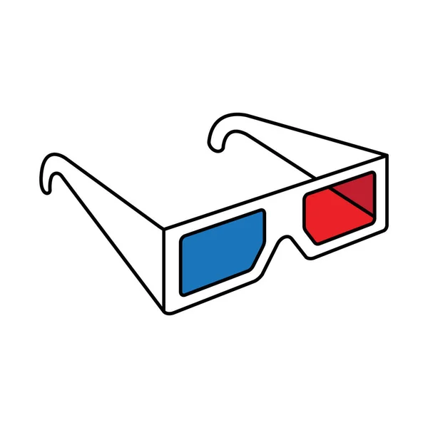 Brýle Ikona Ilustrace Vektorové Logo — Stockový vektor