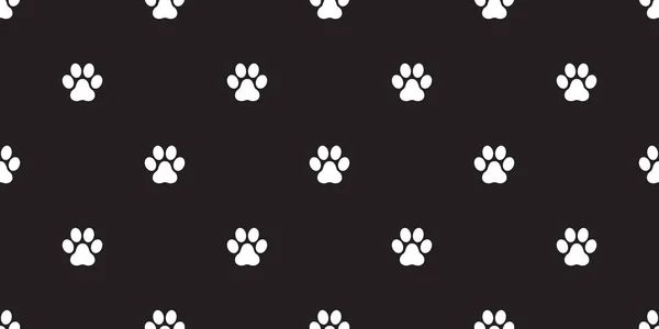 paw seamless pattern dog paw cat paw vector isolated wallpaper background