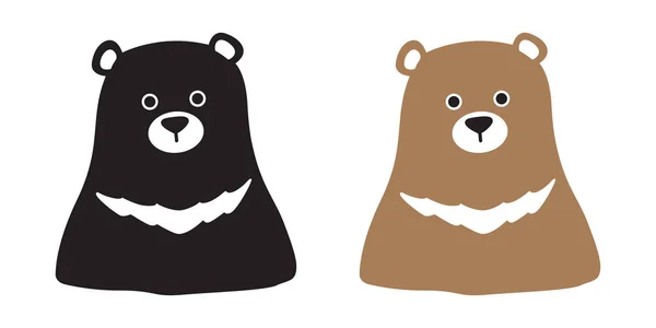 Urso Vetor Urso Polar Ícone Ilustração Personagem Desenho Animado —  Vetores de Stock