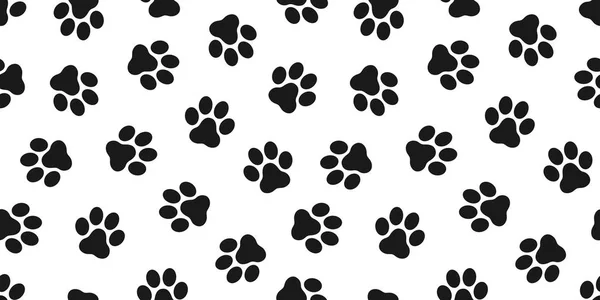 paw seamless pattern dog paw cat paw bulldog vector wallpaper isolated background