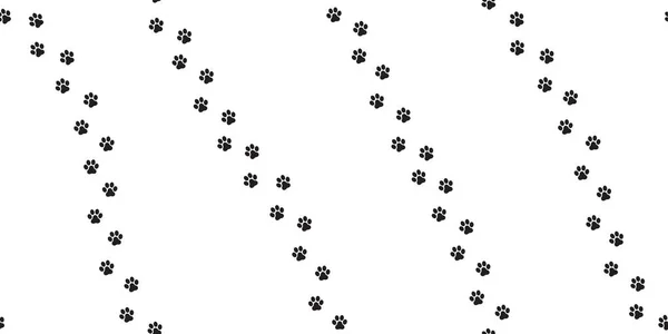 Γάτα Πόδι Διανυσματικά Σκύλος Πόδι Χωρίς Ραφή Πρότυπο Πόδι Εκτύπωσης — Διανυσματικό Αρχείο