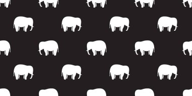 izole fil Dikişsiz desen vektör arka plan duvar kağıdı siyah