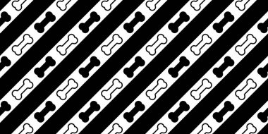 Köpek kemiği pürüzsüz desenli çizgiler vektör Fransız buldog karikatür eşarbı izole tekrar duvar kağıdı karo çizim tasarımı