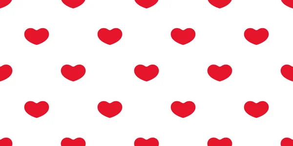 Kalp Desensiz Sevgililer Günü Karikatür Eşarbı Izole Edilmiş Fayans Arkaplan — Stok Vektör