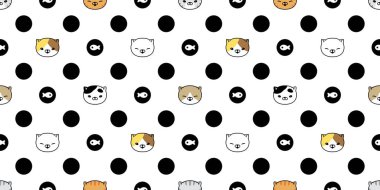 kedi desensiz kedi yavrusu, yavru kedi, yavru baş, polka nokta, eşarp izole, arka plan, duvar kâğıdı, karalama, karalama, çizim tasarımı.