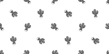 Kaktüs desensiz Desert Botanica çiçek bahçesi çizgi film arka planı Duvar kağıdı eşarbı izole çizim tasarımı