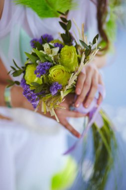 Çok nadir güzel şık konsept gelin buketi