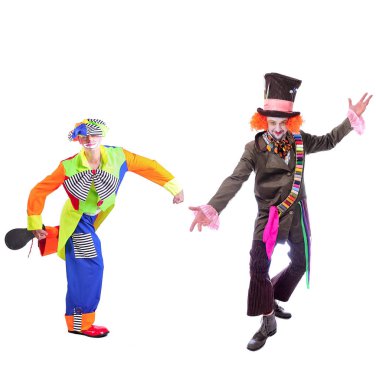 İzole iki resim kolaj: gülen, yakın çekim portre bir