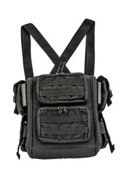 Sapper's shoulder bag with a modular system to carry full milita clipart