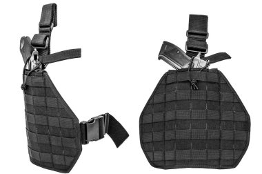 Carrying weapons case: military tactical cartridge belt for pouc clipart