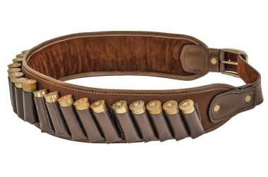 Avcı tüfek cephane cephane kemer ve palaska, kartuşları insin