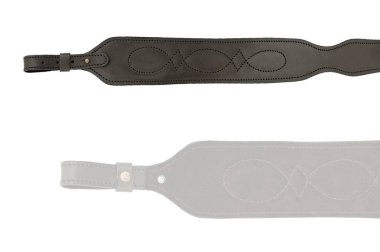 İki öğe av tüfeği sling, yakın çekim