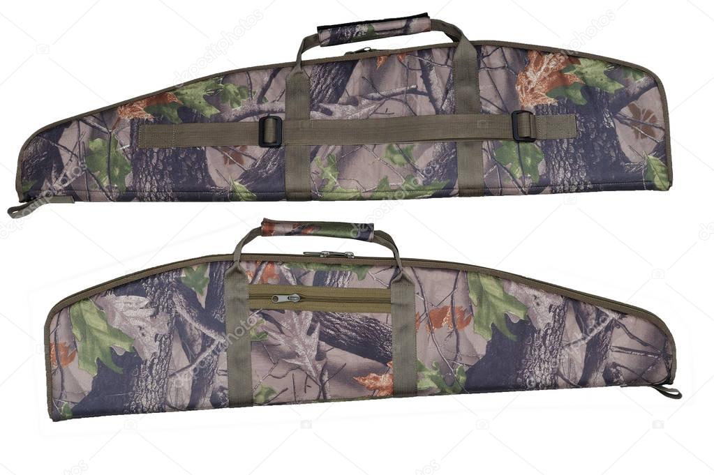 Hunting rifle case, view from two sides