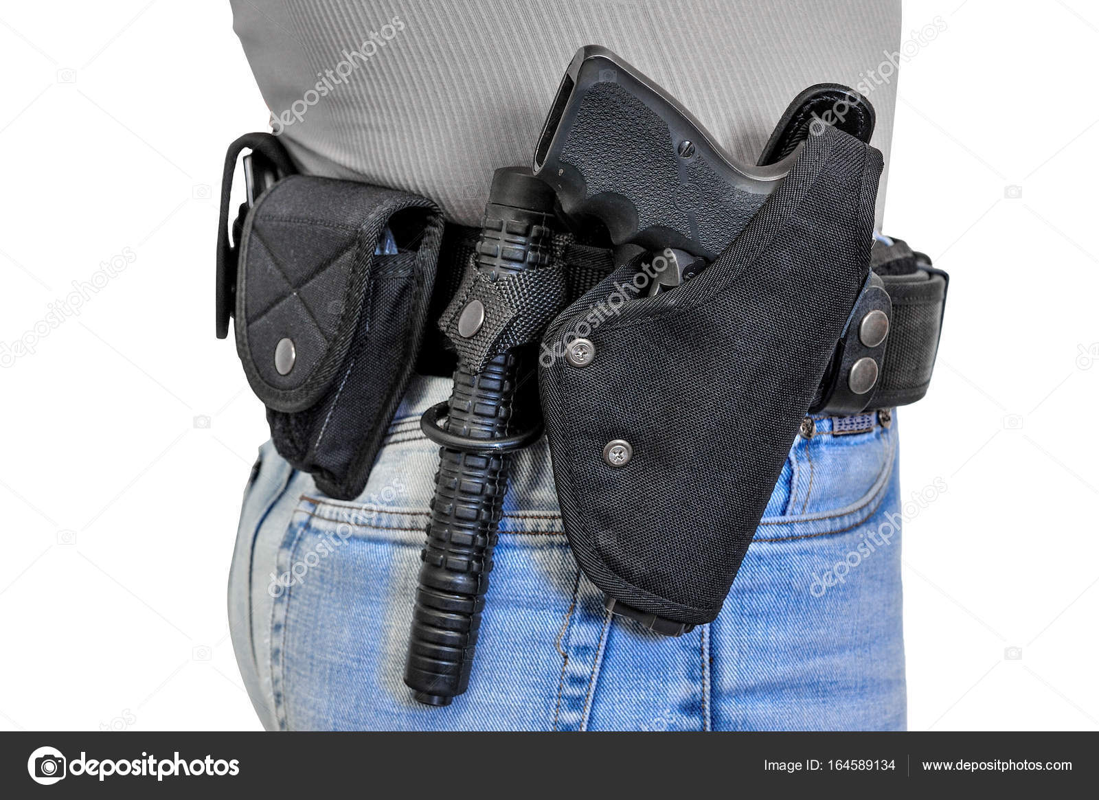 Military tactical belt with semi-automatic buckle for connection Stock  Photo by ©schamin 164589134