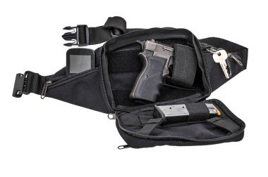 City tactical bag for concealed carrying weapons with a gun insi clipart