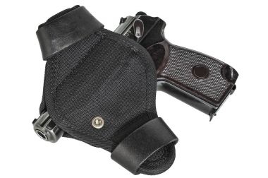 Naylon kılıfından tabanca. İzole