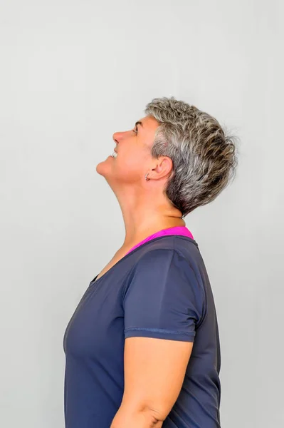 Yoga students showing different yoga poses — Stock Photo, Image