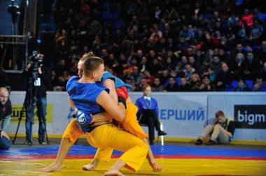 Kiev, Ukrayna - 16 Aralık 2015: Ukrayna savaş oyunları III -
