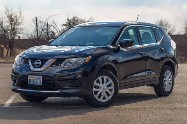 Washington Eua Fevereiro 2020 Foto Nissan Rogue Preto Livre — Fotografia de Stock