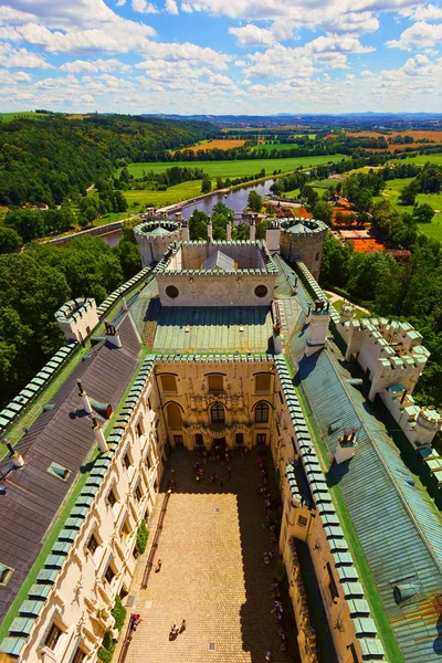 Inside of Hluboka nad Vltavou castle, Czech Republic — Stock Photo, Image