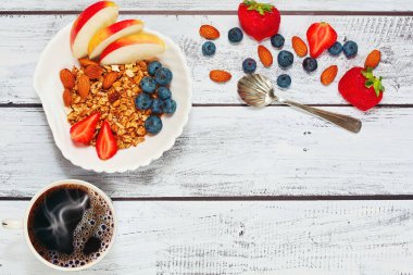 Sağlıklı Diyet kahvaltı konsepti