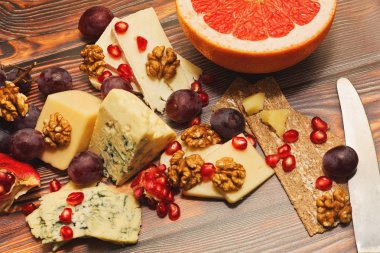 Peynir tabağı yakın çekim yakalama