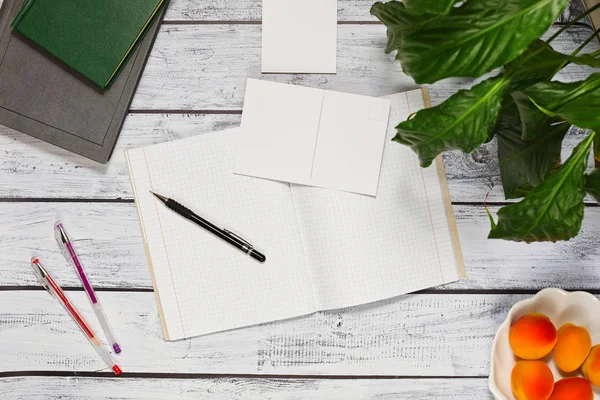 Student or pupil workspace — Stock Photo, Image