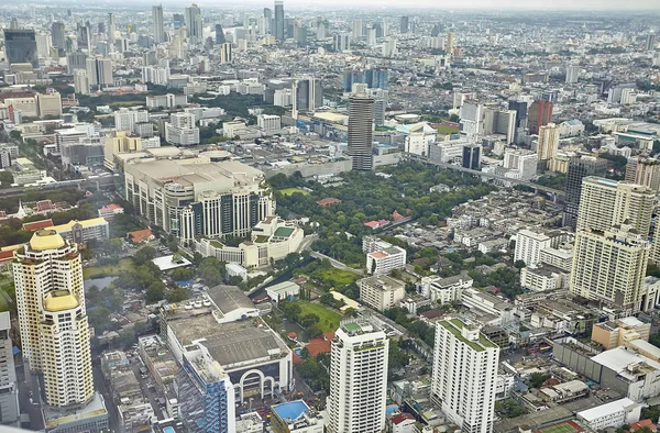 Üstten Görünüm şehir, Bangkok, Tayland