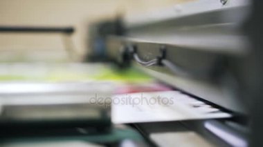 Çalışma bulanık endüstriyel yazıcı