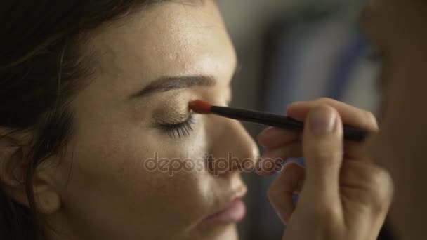Model s pihy má její stíny použité — Stock video