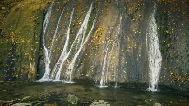 Naturliga vattenfall i Sochi — Stockvideo