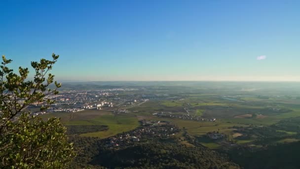 Panela vista panorâmica tiro em Las Ermitas Córdoba — Vídeo de Stock