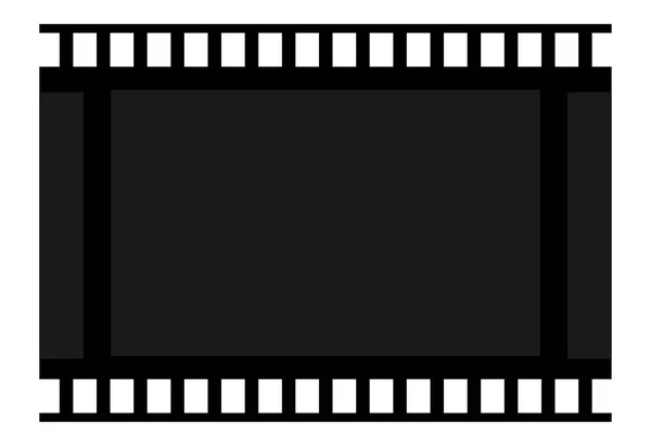 Frame film. blank cadre. Icon celluloid. Sign of cinemeography and photographs. Symbol cinema — Stock Vector