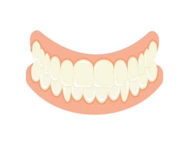 Takma diş kümesi. İmplant çene.