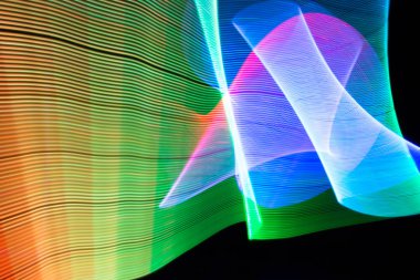 Soyut arkaplanı aydınlat.