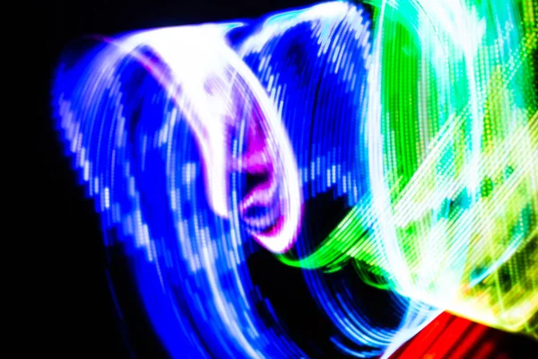 Light painting bright abstract background. Futuristic texture. — Stock Photo, Image