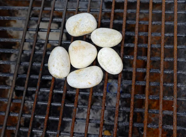 Paquete Piedras Parrilla Barbacoa — Foto de Stock