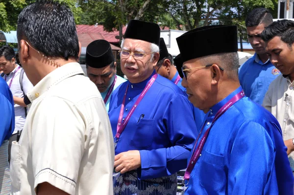 Pekan Malajsie Dubna Premiér Mohd Najib Abdul Razak Během Nominace — Stock fotografie