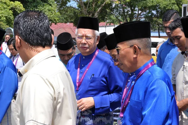 马来西亚 4月28日 Mohd 纳吉布在提名日在2018年4月28日在北干 马来西亚 他于4月7日解散议会 进行第十四次大选 — 图库照片
