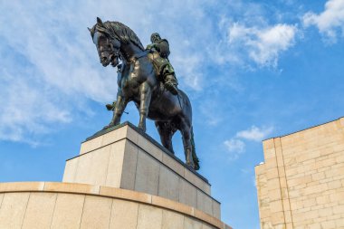 Prag, Çek Cumhuriyeti - 2 Eylül 2016 'da Çek Cumhuriyeti' nin Prag kentindeki Trocnov kenti John Zizka ve Kadeh heykeline bakıldı..
