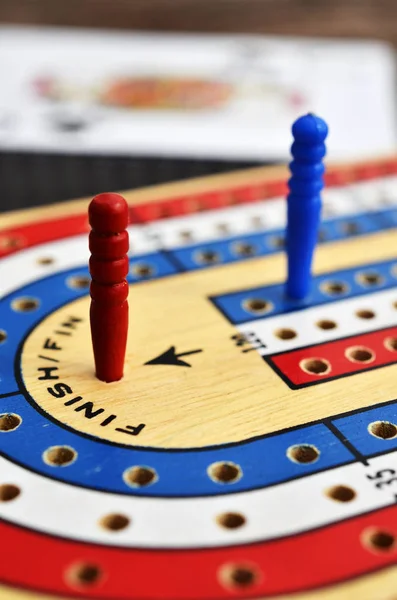 Cribbage Board Close Up — Foto Stock