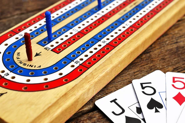 Cribbage Board Close Up — Foto Stock