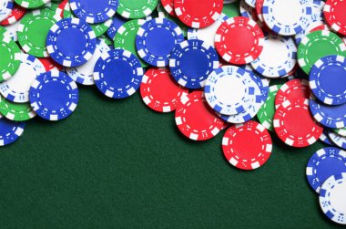 Poker chip arka plan