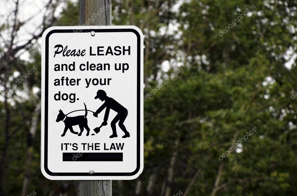 No Dog Poop Sign