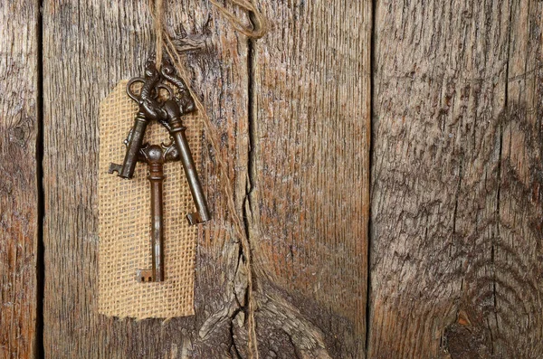 Llaves antiguas de la puerta — Foto de Stock
