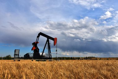 Petrol sahası pompa jack