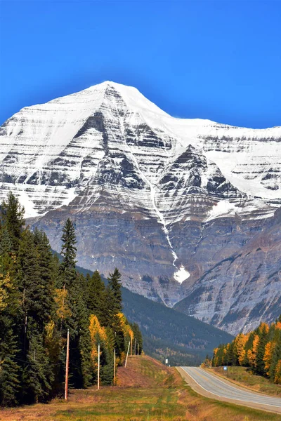 Mt. Robson in Autumn – stockfoto