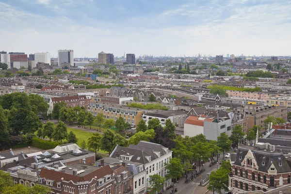 Visa på skyline i Rotterdam, Nederländerna — Stockfoto