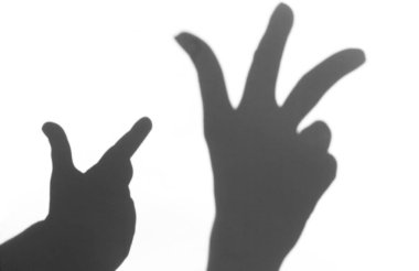 el beyaz arka plan yakın çekim gölgesi